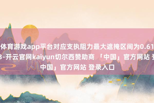 体育游戏app平台对应支执阻力最大遮掩区间为0.6129-0.63-开云官网kaiyun切尔西赞助商 「中国」官方网站 登录入口